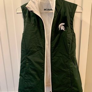Columbia Reversible Vest Michigan State Spartans